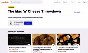 Macncheesethrowdown.eventbrite.com thumbnail