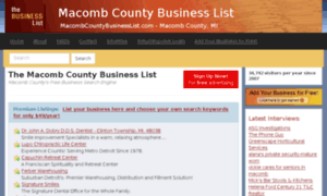 Macombcountybusinesslist.com thumbnail