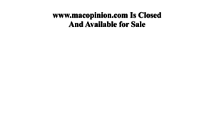 Macopinion.com thumbnail