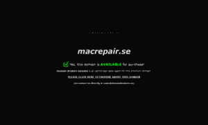 Macrepair.se thumbnail