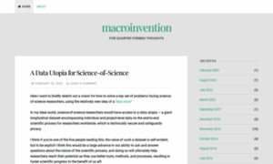 Macroinvention.wordpress.com thumbnail