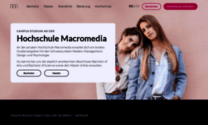 Macromedia-fachhochschule.de thumbnail