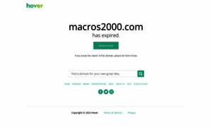 Macros2000.com thumbnail