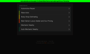 Macs-automotive.com thumbnail