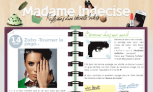 Madameindecise.fr thumbnail