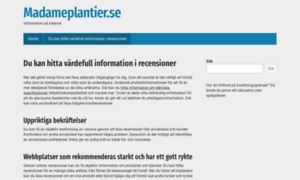 Madameplantier.se thumbnail