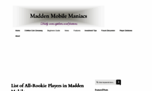 Maddenmobile2016.blogspot.com thumbnail