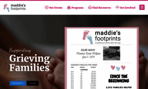 Maddiesfootprints.org thumbnail