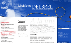 Madeleine-delbrel.net thumbnail