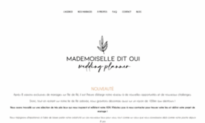 Mademoiselle-dit-oui.fr thumbnail