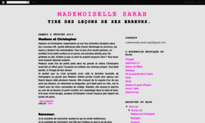 Mademoisellesarahworkinprogress.blogspot.com thumbnail