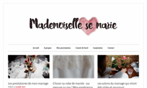 Mademoisellesemarie.be thumbnail