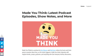 Madeyouthinkpodcast.com thumbnail