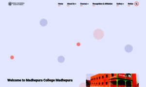 Madhepuracollege.co.in thumbnail