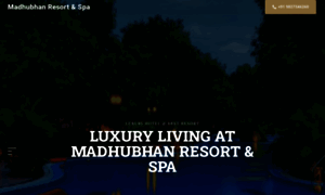 Madhubhanresortandspa.online thumbnail