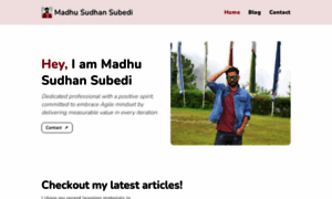 Madhusudhansubedi.com.np thumbnail