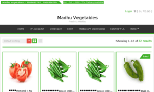 Madhuvegetables.in thumbnail
