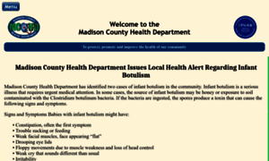 Madisoncountyhealthdept.org thumbnail