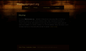 Madisonproject.org thumbnail