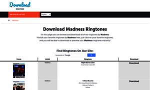 Madness.download-ringtone.com thumbnail