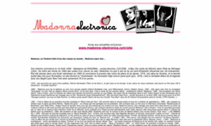 Madonna-electronica.com thumbnail
