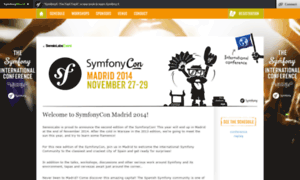 Madrid2014.symfony.com thumbnail