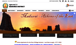 Madurai.nic.in thumbnail