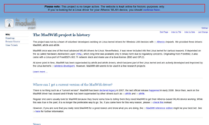 Madwifi-project.org thumbnail