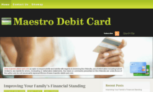 Maestro-debit-card.com thumbnail