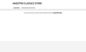 Maestroclassicsdirect.weebly.com thumbnail