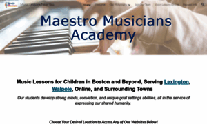 Maestromusicians.com thumbnail