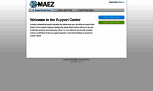 Maez.supportsystem.com thumbnail