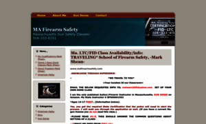 Mafirearmsafety.com thumbnail