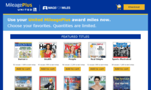 Magazinerewards.mileageplus.com thumbnail