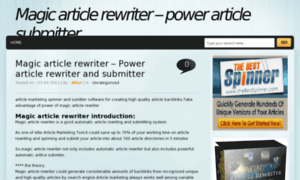 Magic-article-rewriter.org thumbnail