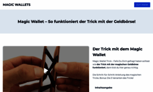 Magic-wallets.de thumbnail
