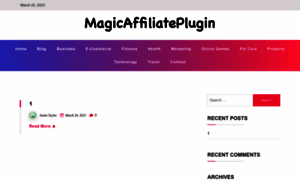 Magicaffiliateplugin.com thumbnail