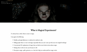 Magicalexperiments.com thumbnail