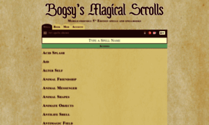 Magicalscrolls.com thumbnail