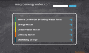 Magicenergywater.com thumbnail