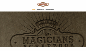Magicians-scrapbook.co.uk thumbnail