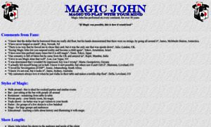 Magicjohn.info thumbnail