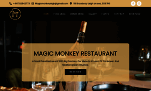 Magicmonkeyrestaurant.co.uk thumbnail