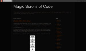 Magicscrollsofcode.blogspot.in thumbnail