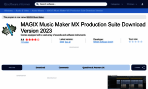 Magix-music-maker-mx-production-suite-do.software.informer.com thumbnail