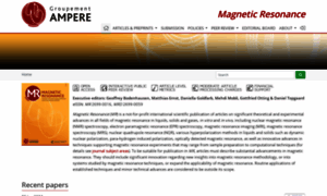 Magnetic-resonance-ampere.net thumbnail