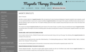 Magnetic-therapy-bracelets.com thumbnail