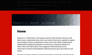 Magneticwaterscience.com thumbnail