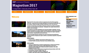 Magnetism2017.iopconfs.org thumbnail