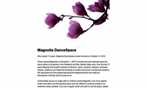 Magnoliadancespace.com thumbnail